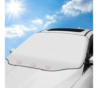 Car Windscreen Cover for Ford Puma I 2019-2025, Waterproof All-Weather Protection Against Snow Ice Frost Sun UV Dust, Durable Magnetic Shield