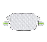 Car Windscreen Cover for Honda Civic 2006-2026 | Windshield Frost Protector, Aluminium Foil, Four Season Protection, Anti Theft Flaps, Reflective Warning Strips