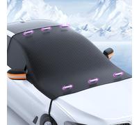 Car Windscreen Cover for Mitsubishi L200 1986-2021 2022 2023 2024 2025 KB,Frost Guard for Cars,Magnetic Front Window Cover,Protection for Snow Ice UV Frost Wiper Winter Windscreen Protector