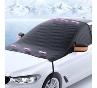 Car Windscreen Cover for Renault Clio 5 (V) I 2019-2024,Winter Snow Ice Frost Windshield Front Window Cover,All Seasons Windshield Protector Cover,A/Orange
