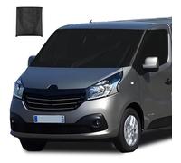 Car Windscreen Cover for Renault Trafic 2014-2023, 600D Oxford Blackout Sun Protection Windscreen Thermal Mats, Windscreen Wrap Cover Waterproof Weatherproof Anti-UV/Frost/Ice/Dust