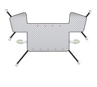 Car Windscreen Cover for Santana 3000, All Weather Snow Frost Dust Sun Shade Protector, Front Window Windshield Covers,Silver