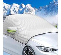 Car Windscreen Cover for Tesla Model Y 2020-2025,Windshield Cover Magnetic Snow Ice Frost Sun UV Dust Water Resistent with Wing Mirror Covers,In All Weather for Cars and SUV