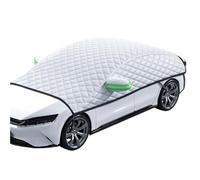 Car Windscreen Cover for Tesla Model Y 2020-2025,Windshield Cover Magnetic Snow Ice Frost Sun UV Dust Water Resistent with Wing Mirror Covers,In All Weather for Cars and SUV