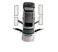 Car Windscreen Cover For VW For Transporter For Caravelle For Multivan For Doubleback T5 For SWB 2003~2015 Car Sunscreen Window Sunshade Cover(Rear Windows SWB)