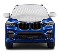 Car Windscreen Cover for Winter,Windscreen Covers Frost,Magnetic Snow Cover with Side Wing Mirror Cover,Frost Guard Windshield Cover for Cars,SUVs and Truck,157cm×126cm
