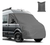 Car Windscreen Cover Replacement for VW Crafter 2017-2024, 420D Oxford Cover Front Screen Woven for Motorhome, Blocks UV Rays, Weatherproof Car Cover Covers Entire Bonnet
