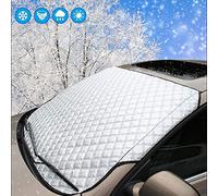 Car Windscreen Cover Sunshades, SMALUCK Car Windshield Cover Sun Shade UV Protective Front Window Cover - Snow Ice Frost Sun UV Dust Water Resistant in all Weather (140x90cm)