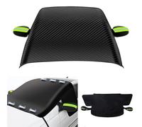 Car Windscreen Cover, Winter Frost Cover, 600D Oxford Fabric Windscreen Cover, Car Winter Suitable for Most Cars, Large 218 x 145 cm