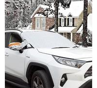 Car Windscreen Cover with in-built Wing Mirror Covers, protect your car in all seasons and all weathers (147x102cm)