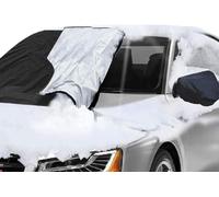 Car Windscreen Covers TWIN PACK Reversible All Seasons Car Screen Cover Winter & Summer - Protects Windshield from Frost, Snow, Ice & UV Rays
