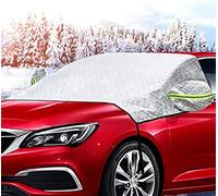 Car Windscreen Frost Protector Compatible With MG ZS GS Gundam 350 Parts TF GT Zero, Winter Car Windscreen Cover/Front Window Sun Shade With Mirror Covers, For Against Snow Ice Sun,Large-size