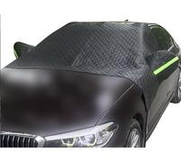 Car Windscreen Mirror Shield Cover for Mercedes-Benz GLA 2015-2019, Outdoor Snow Frost Resistant Windshield Mirror Protector Cover,Black