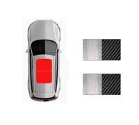 Car Windscreen Protective Car Sunroof Sunshade 2X For Hyundai For Santa Fe TM 2019~2023 2020 2022 Heat Insulation Sun Protection Cooling(Silverblack)