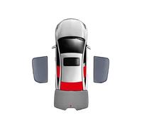Car Windscreen Protective Magnetic Car Sunshade For Mitsubishi For Lancer For Evolution X 2007-2016 Front Windshield Curtain Rear Side Window Sun Shade Visor(3PCS)