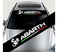 Car Windscreen Protector Sticker, Personalised Adhesive Decorative Decal, Exterior Styling Modification Accessories, for Abarth