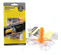 Car Windscreen Repair Kit with Pressure Syringes,with 1 Bottles of Glass Repair Fluid,Car Windscreen Repair Kit for Repair Half-Moon Cracks,Long Line Crack for Crack,Chips and Bulls-Eye Cracks.
