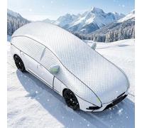 Car Windscreen Snow Cover for Lexus RZ 300e 2025 | 5.1m Window Coverage, Thick PEVA Cotton, Windproof Elastic Straps, Reflective Mirror Covers, All Season Frost Protection
