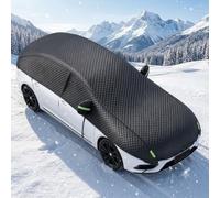 Car Windscreen Snow Cover for Lexus RZ 300e 2025 | 5.1m Window Coverage, Thick PEVA Cotton, Windproof Elastic Straps, Reflective Mirror Covers, All Season Frost Protection