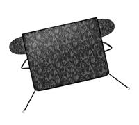 Car Windscreen Snow Cover - Oxford Fabric 46.06 x 57.8 Inches | Waterproof Windproof Protection Magnetic Winter Windscreen Protector | Vehicle Motorcycle Sedan Pickup SUV Scooter Parking