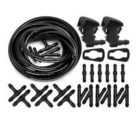 Car Windscreen Spray Nozzles, For Grand, For Cherokee WK2, For Liberty KK 2006-2018 Front Windshield Wiper Washer Spray Jet Nozzle Windscreen Washer Hose Kit