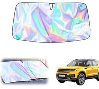 Car Windscreen Sun Shade, 2025 New Reflective & Foldable Windshield Sun Cover, Blocks 99% UV Rays, for Car Truck Bus SUV Sun Heat Protection Keep Your Vehicle Cool