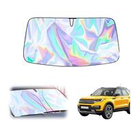Car Windscreen Sun Shade, 2026 Upgrade Universal Foldable Car Sunshades, Front Sun Shades Protector Blocks, UV Rays Sunscreen for Windscreen Sunshade, Fits Windshields of Various Sizes (1PCS, L)