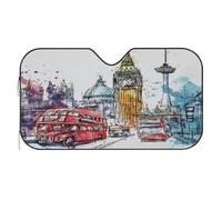 Car Windscreen Sun Shade British Uk London Big Ben Front Window Sunshade M