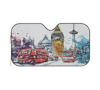 Car Windscreen Sun Shade British Uk London Big Ben Front Window Sunshade S