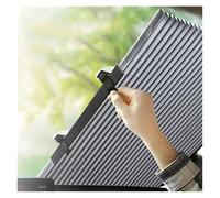 Car Windscreen Sun Shade Car Windshield Retractable Sunshade Curtain Front Rear Window Universal Foldable Sunblock Heat Insulation Anti-UV Protector(80cm)
