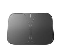 Car Windscreen Sun Shade Car Windshield Sun Shade Cover Black Glue Coating Sunshade Foldable Thicken Front Window UV Refletive Protection
