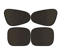 Car Windscreen Sun Shade Foldable 5-Layer Sun Protection Cover Sunshade Car Sun Visor Side Window Sun Shade Curtains Universal Folding Sun Shade(Front-Rear 4pcs)