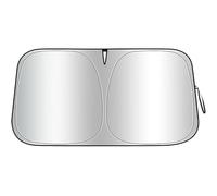 Car Windscreen Sun Shade, Foldable Aluminum Foil Sun Visor for Volkswagen ID.4 2020-2025 Cars, UV Ray Reflective Sunshade, Front Windshield Protector,B