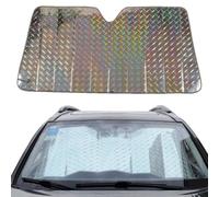 Car Windscreen Sun Shade, Foldable Car Windshield Sunshades, UV Protection Auto Front Window Sun Shield Cover, For Trucks Sedans RV Vehicles -140x70cm