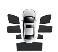 Car Windscreen Sun Shade For A4 For Avant For B6 8E 8H 2001-2005 Mesh Magnetic Sunshades Windshield Curtains Anti Sun Accessories(7PCS Set)