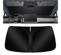 Car Windscreen Sun Shade for Benz E class two door, Foldable Car Windshield Sunshades Anti UV Keep Vehicle Cool, Sun Protection Heat Shield,A/Black
