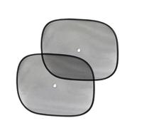 Car Windscreen Sun Shade For Front Side And Rear Window Styling Sucker 2 Pcs Car Curtains Sunshade Blocker Black Mesh Sun Shades Universal Folding Sun Shade