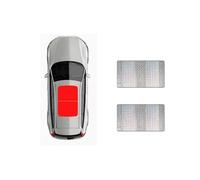 Car Windscreen Sun Shade For Haval H6 2017 2018 2019 Car Panoramic Roof 2X Heat Shield Window Sunshade Anti-UV Auto Sunroof Sunshade Windscreen Cover(Silver)