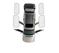 Car Windscreen Sun Shade For Hyundai For Starex For H1 For TQ For Huiyi For IMax 2007-2021 Rearside Window Visor Sun Protection Universal Folding Sun Shade(Rear Windows)