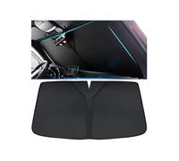 Car Windscreen Sun Shade for Hyundai i10/i20/i30/i40/ix20/ix35/ix55/ioniq/ioniq 5/Kona/Grandezza, Front Window Windshield Anti-UV Sunscreen Dust Protector Interior Accessories,Black