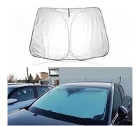 Car Windscreen Sun Shade for Mercedes-Benz C-Class W205 2014-2023, Windscreen Sun Shade Blocks UV Rays Sun Visor Protector Car Accessories,Silver