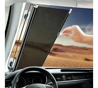 Car Windscreen Sun Shade for Seat Ateca FR 2017-2024,Retractable Car Windshield Sunshade Heat Insulation UV Blocker Cover,Automatic Roller Sun Blind,68 * 125cm