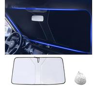 Car Windscreen Sun Shade for Skoda Citigo 2017 2018 2019 2020, Foldable, Blocks UV Rays Sun Visor Protector, Summer Sun Protection Sunshades,- Silver