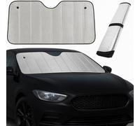 Car Windscreen Sun Shade for Toyota Auris II 2012-2014, Folding Foil Sun Shade Foldable Car Windshield Sunshades Sun Heat Protection,140 * 70 cm
