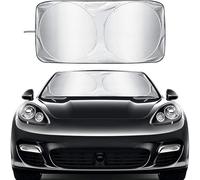 Car Windscreen Sun Shade for VW Multivan Long (T7) 2021-2024, Cover Front Window Shade Cover Visor Sunshades Windshield Sunshade for Car Inside Foldable,160×90cm