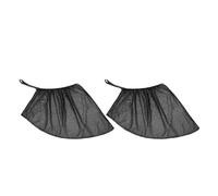 Car Windscreen Sun Shade Mesh Prevent Sunshine Privacy Protection Foldable Curtain 2 Pcs SUV Rear Side Window Sunshade Protect Shield Universal Folding Sun Shade(2Pc front)