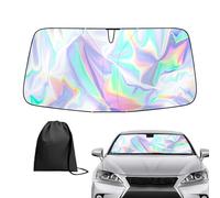 Car Windscreen Sun Shade | UV Resistant and Weatherproof - Car Windscreen Sun Blocker | for Motorhomes Trucks SUVs Protects the Dashboard and Also Keeps the Interior Cool