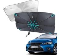 Car Windscreen Sunshade Umbrella for BYD Seal Excellence-AWD 2003-2024 2025, Foldable Heat Insulation and UV Protector with Premium Leather Pouch,A