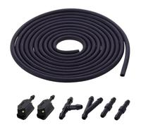 Car windscreen washer nozzle 8/9mm Arm Type Windshield Wiper Water Nozzle For Car Universal With Pump Hose Pipe Connector(1M)