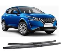 Car Windscreen Wipers for Nissan Qashqai J12 2021-2024 26in+17in, All-Weather Performance Front Rear Wiper Blades Set Wipers Replacement Kit